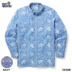 ショッピングアロハシャツ Reynspooner レインスプーナー 長袖 アロハシャツ ラハイナセーラー L/S LAHAINA SAILOR