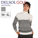 7839 Glenn в клетку ta-toru шея вязаный осень-зима M/L/LL/3L/4L женский Golf одежда .... не делать вязаный 