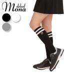 m0070 mona delsol двойной линия Logo вышивка нашивка гольфы женский Golf одежда 