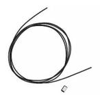 ニッケンハードウェア 落下防止ワイヤー 長さ2m スリーブ付   PW-1S