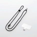 ELECOM смартфон универсальный установленный снаружи ремешок отверстие / ремешок на шею имеется P-STHNECCR