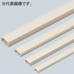 未来工業 Eモール VVFケーブル・光ファイバ用モール 屋外・屋内兼用 全長1m 2号 底面テープ付 ブラック EML-2KT