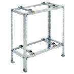 日晴金属 クーラーキャッチャー 平地二段用 使用荷重80kg×2 溶融亜鉛メッキ仕上 goシリーズ C-WZJ-2