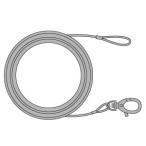  Джеф com установка для тросик LED illumination. установка для место крепления материал φ1mm× примерно 90cm STM-WR090F