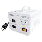 東京興電 降圧変圧器 (トロイダルトランス) イギリス・シンガポール・炊飯器対応 AC100V 定格容量1500W 安全装置付 TA-1500