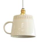 ビートソニック LEDペンダントライト blanc2 Cup ライティングレール取付専用 E17口金 電球別売 白 B27R17-10W