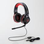 ELECOMge-ming headset обе уголок over head 4 отдел Mini штекер 50? driver очень толстый ушные накладки контроллер приложен черный HSG01BK
