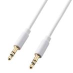 ELECOM аудио кабель φ3.5mm стерео Mini штекер длина 1m белый DH-MMIP10WH