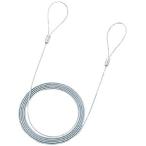 サンワサプライ セキュリティワイヤー 長さ2.0m 直径2.2mm eセキュリティ SLE-11W-2