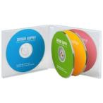 サンワサプライ DVD・CDケース メディア6枚収納 クリア 3枚セット FCD-61CN