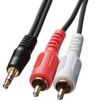  Sanwa Supply аудио кабель 3.5mm стерео Mini штекер - звук для pin штекер ( красный * белый ) 3.6m KM-A1-36K2
