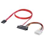  Sanwa Supply в одном корпусе серийный ATA кабель SATA7pin женский *4pin( большой ) мужской -SATA7pin женский *SATA15pin женский в одном корпусе длина 0.5m TK-PWSATA7-05