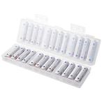  Sanwa Supply батарейка кейс одиночный 3 форма специальный большая вместимость модель 24шт.@ место хранения прозрачный DG-BT7C