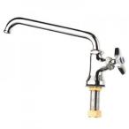 三栄水栓製作所 立形上向自在水栓 パイプ長さ:190mm 吐水口高さ:113mm JA57J-13