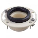 三栄水栓製作所 床フランジ(大便器用) トイレ用 75VP・VUおよび100VP・SU・VUパイプ兼用 ステンレスボルト(R46)付 H800-8