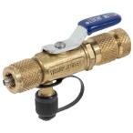 アサダ クイックチャージングバルブA サイズ1/4'' ネジ径1/4''オス×1/4''メス Y18975