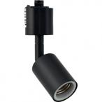 電材堂 スポットライト ライティングレール取付専用 ショートタイプ E26口金 電球別売 ブラック LCX150E261BKDNZ