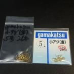 Gamakatsu Gamakatsu . маленький ставрида японская ( золотой )hineli нет 5 номер 2 листов ( всего 39шт.@) комплект * наличие товар (1m0903)* клик post 
