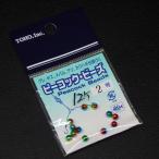 東邦産業 TOHO ピーコックビーズ 2号 12個入 釣り 仕掛け ビーズ ハード ※未使用在庫品(4t0104)※クリックポスト