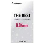 【不二ラテックス】ザ・ベストコンドーム 0.04mm 12個