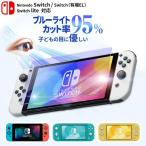 Nintendo Switch ガラスフィルム ブルーライト カット95％ 強化 保護フィルム Switch本体 フィルム 任天堂 スイッチ lite ブルーライトカット 強化ガラス