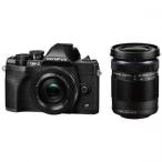 オリンパス OLYMPUS ミラーレス一眼カメラ「OM-D E-M10 Mark IV」EZダブルズームキット(ブラック) E-M10MK4WZK-BLK 〈EM10MARK4EZW-BK〉