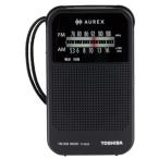  Toshiba TOSHIBA портативный радио широкий FM соответствует LED с подсветкой черный TY-KR10-K(TYKR10-K)