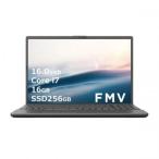 富士通 FUJITSU ノートパソコン 16.0型 Core i7 メモリ_16GB SSD_256GB ブライトブラック FMVA50J3B