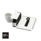 ショッピングゲーム機 WALL テレビスタンド anataIROラージタイプ対応 ポータブルゲーム機ホルダー サテンホワイト M05000246 〈M05000246WH〉