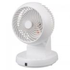 オーム電機 OHM 360°サーキュレーター リモコン付き ホワイト FF-SQ836AC〈FFSQ836AC〉