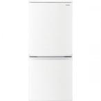 シャープ SHARP 冷蔵庫 137L  2ドア ホワイト系 SJD14F-W(宅配サイズ商品 / 設置・リサイクル希望の場合は別途料金および配達日・時間指定不可)