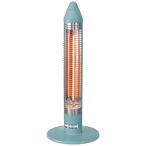 ショッピングストーブ コイズミ KOIZUMI 遠赤電気ストーブ グラファイトヒーター サクラクレパスコラボ 600W 2段階切換 ブルーグレー KKS-06253-A