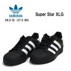 アディダス スーパースター スニーカー メンズ レディース ブラック/ホワイト adidas SUPERSTAR XLG IG9777