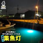 集魚灯 3200ルーメン 釣り バッテリー 互換 LED 水中ライト ポータブル ブルー 白 ホワイト グリーン USB 水中 明るい 夜焚き イカ釣り アジ釣り でんらい