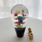 水中花 シフトノブ ギア 10cm クリスタル 球型 丸 汎用 車 昭和 レトロ 当時物 トラック 軽トラ デコトラ AT MT