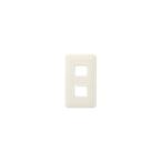 パナ フルカラーモダンプレート 2コ用(ミルキーホワイト) WN6002W 【ゆうパケット可能】
