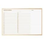 ナカバヤシ ウッドスケジュールボード SBM-E9060　予定表 スケジュール 壁掛け