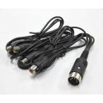 5-PIN DIN штекер мужской + 4 x RCA штекер женский / 1m