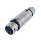 3P XLR женский -3P XLR женский конверсионный адаптор NA3FF-NEUTRIK