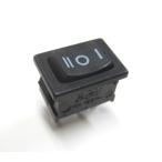 電源ロッカースイッチ角　3Ａ-250Ｖ　ＳＰＤＴ　ＯＮ-ＯＦＦ-ＯＮ