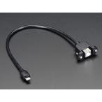  panel крепление USB кабель -B женский -micro-B мужской 