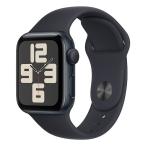 【安心!当社1ヶ月保証付き】【整備済品】Apple Watch SE 第2世代 GPSモデル 40mm ミッドナイトアルミニウムケースとミッドナイトスポーツバンド S/M MR9X3J/A