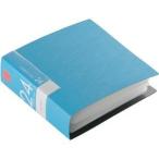 ds-2140327 （まとめ）バッファローCD&amp;DVDファイルケース ブックタイプ 24枚収納 ブルー BSCD01F24BL 1個【×10セット】 (ds2140327)