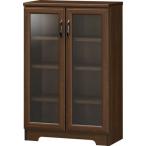 白井産業 【SHIRAI】 ガラス扉収納 本棚 ガラスキャビネット アーバンテイスト マホルノ MHR-9055G