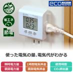 エルパ 簡易電力量計 エコキーパー EC-05EB / 節電意識の向上に。かんたん設置コンセントにつなぐだけ
