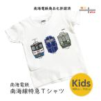 電車 tシャツ 半袖 キッズ 男の子 子供服 南海  特急 ラピート サザン  鉄道tシャツ 電車のtシャツ 小学生 100 110 120 130 140 150 誕生日プレゼント 孫 兄弟