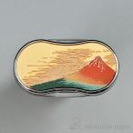 漆芸LEDルーペ 赤富士 金 ( 名入れ有料 ライト付き LED 読書 携帯 人気 山中漆器 周年  ...