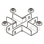 ネグロス DX1 レースウエイ用エルボ 水平X形曲り DP1用