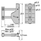  форель Pro SB30S боковой основа выносливость type 20~32φ