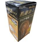 【アウトレット100円ランプ】ELPA　クリア電球　長寿命タイプ　100形　口金E26　L100V95W-C